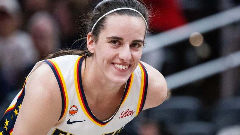 Fever star Caitlin Clark (back) out vs. Sparks 