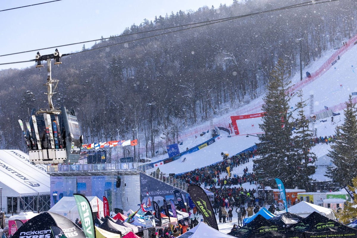  The Killington Cup draws a crowd.