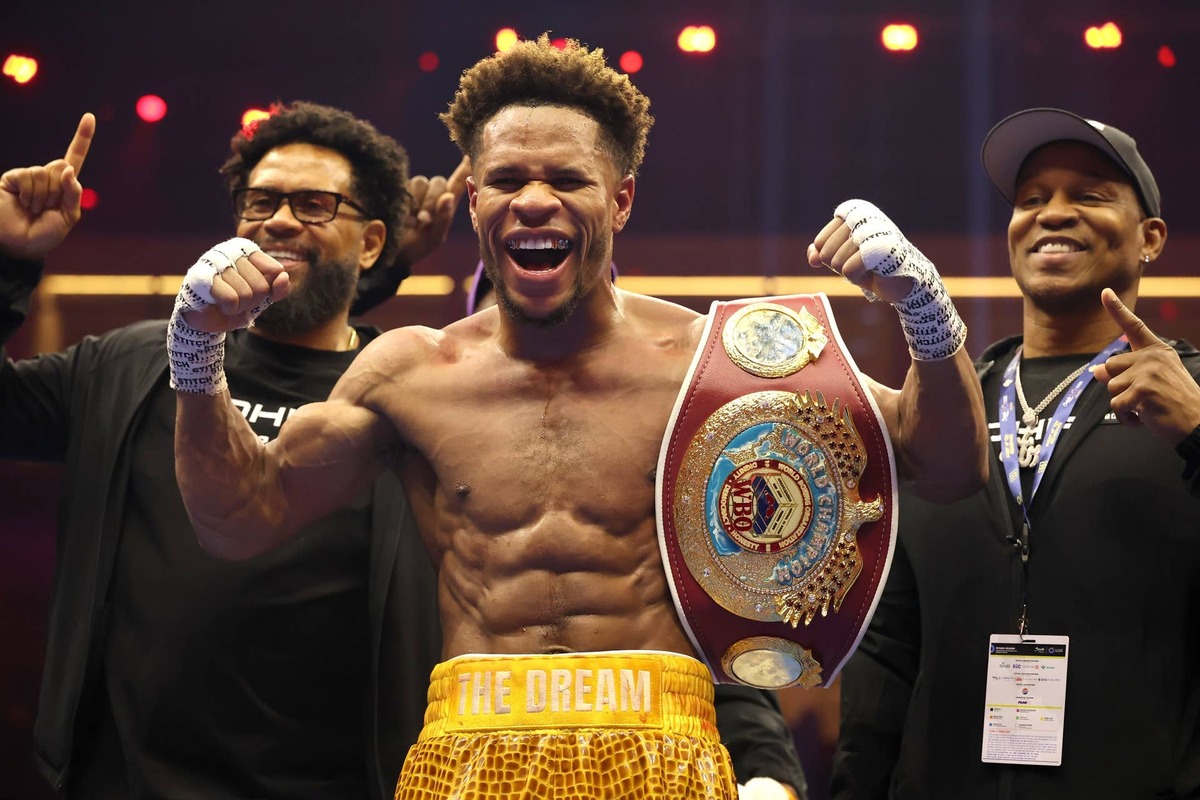  Devin Haney is currently the WBO champion at 147 lbs. 