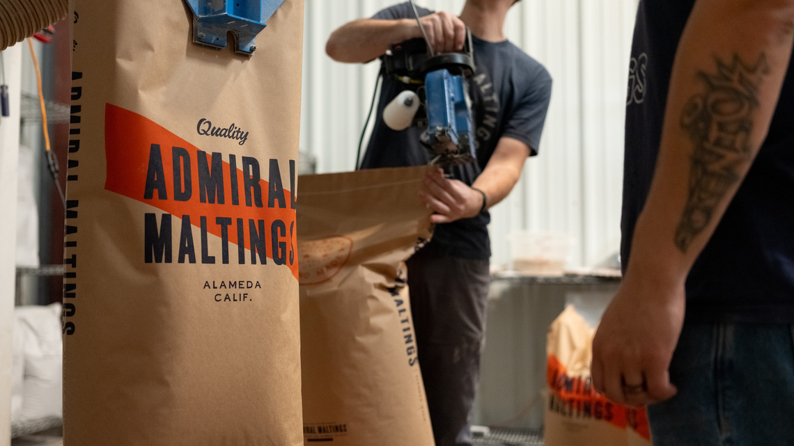 Photos: Admiral Maltings produces its last batch of malt on ‘Spirits Alley' in Alameda 
