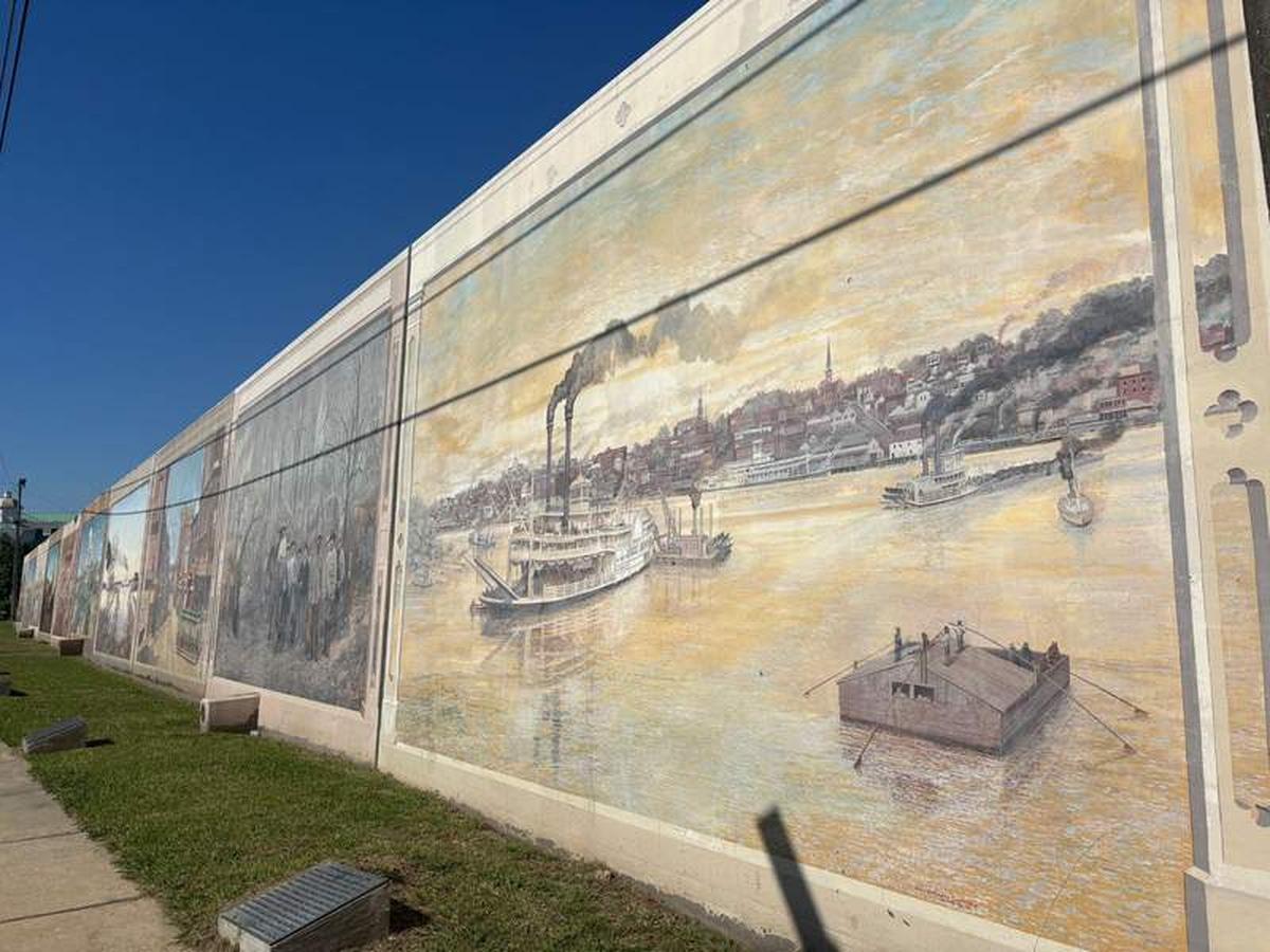 Vicksburg Riverfront Murals. Photo credit: Judy Antell 