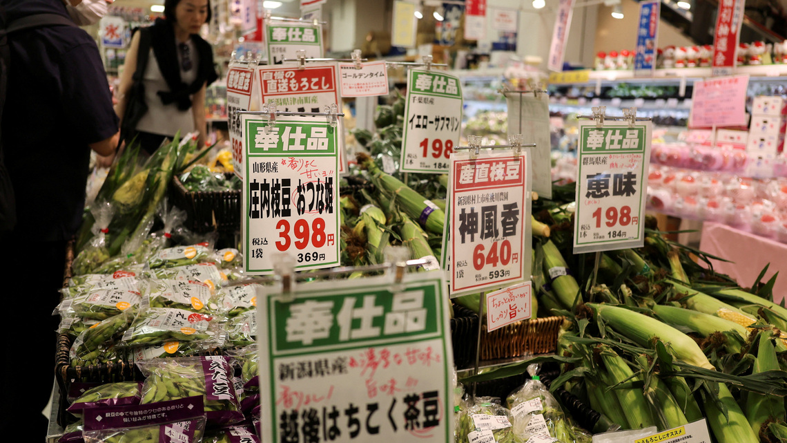 Japan July household spending falls at fastest pace in 2-1/2 years