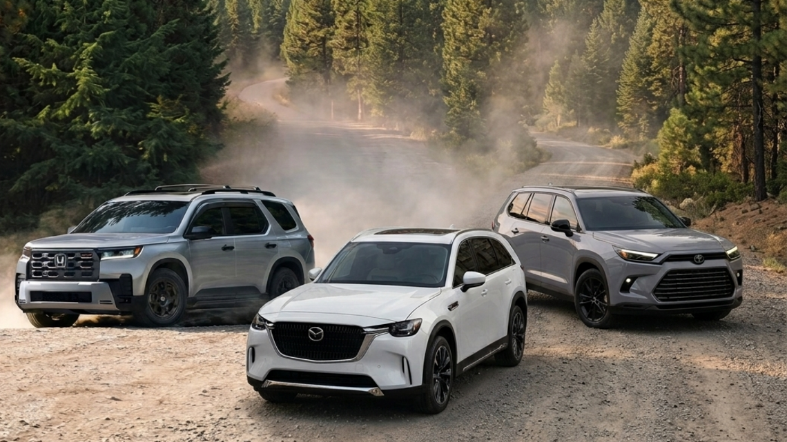 Toyota Grand Highlander Vs. Mazda CX-90 Vs. Honda Pilot: Which One Deserves Your Money? 