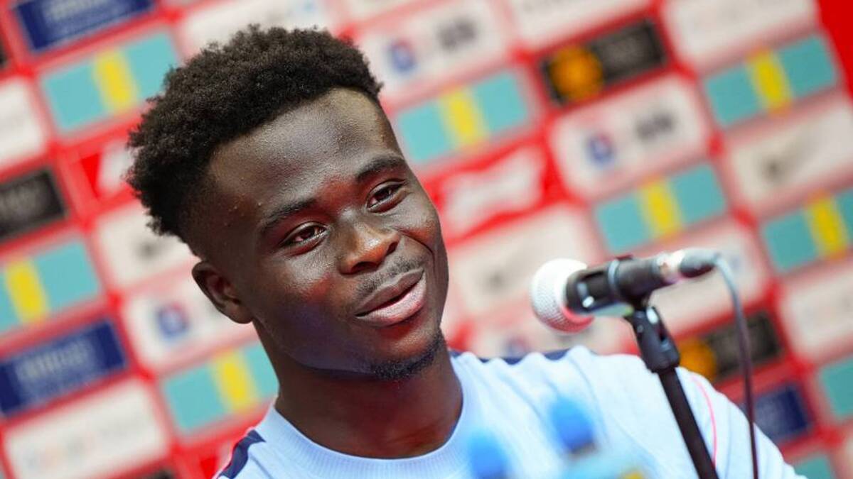  Bukayo Saka was not concerned about his fitness. | Bradley Collyer/PA Images/Getty Images 