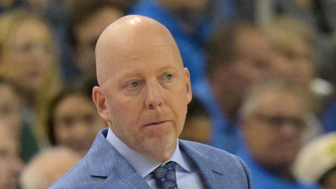  Dec 6, 2025; Los Angeles, California, USA; UCLA Bruins head coach Mick Cronin talks with guard Eric Dailey Jr. (3) during the first half against the Oregon Ducks at Pauley Pavilion presented by Wescom Financial. Mandatory Credit: Jayne Kamin-Oncea-Imagn Images | Jayne Kamin-Oncea-Imagn Images 