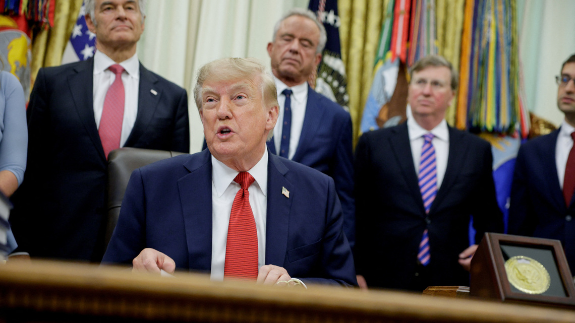 Trump says he will demand some childhood vaccines be split into five shots