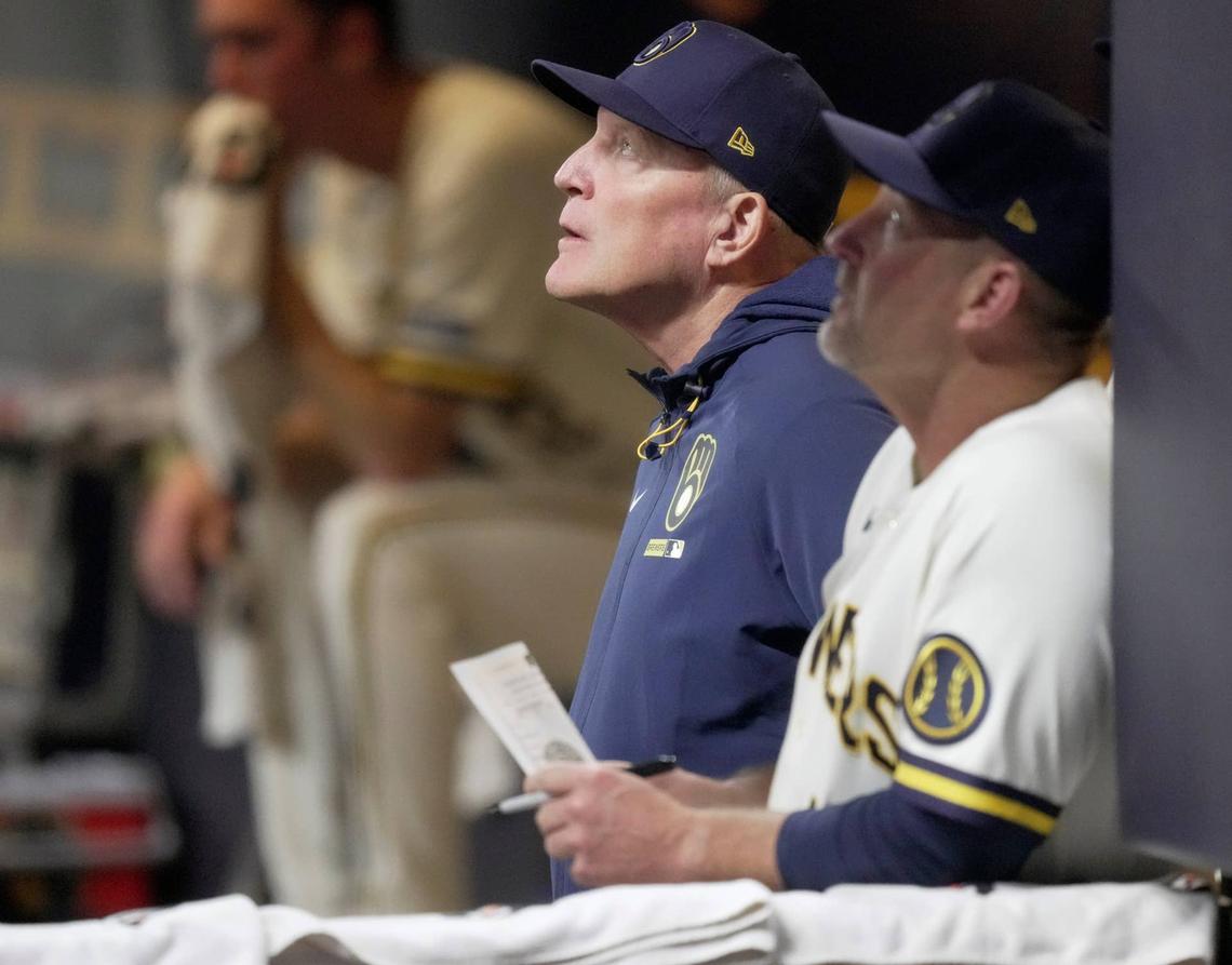  Milwaukee Brewers manager Pat Murphy  © Mark Hoffman/Milwaukee Journal Sentinel / USA TODAY NETWORK via Imagn Images 