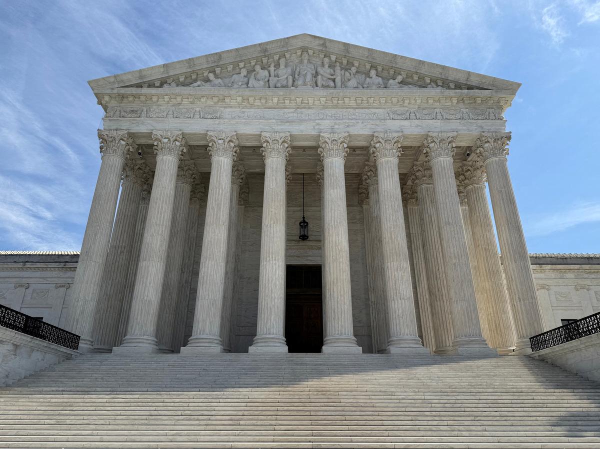 FILE PHOTO: A view of the U.S. Supreme Court building in Washington, D.C., U.S., March 14, 2026. REUTERS/Will Dunham/File Photo