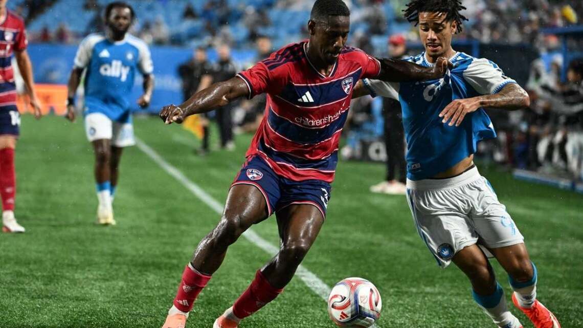 Idan Toklomati contributes to all 3 goals as Charlotte tops Dallas 
