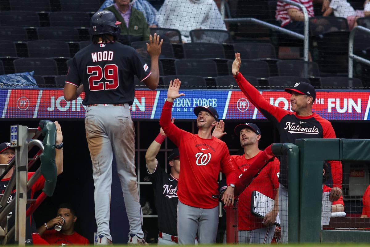  James Wood walked twice in Sunday's low-scoring thriller. 