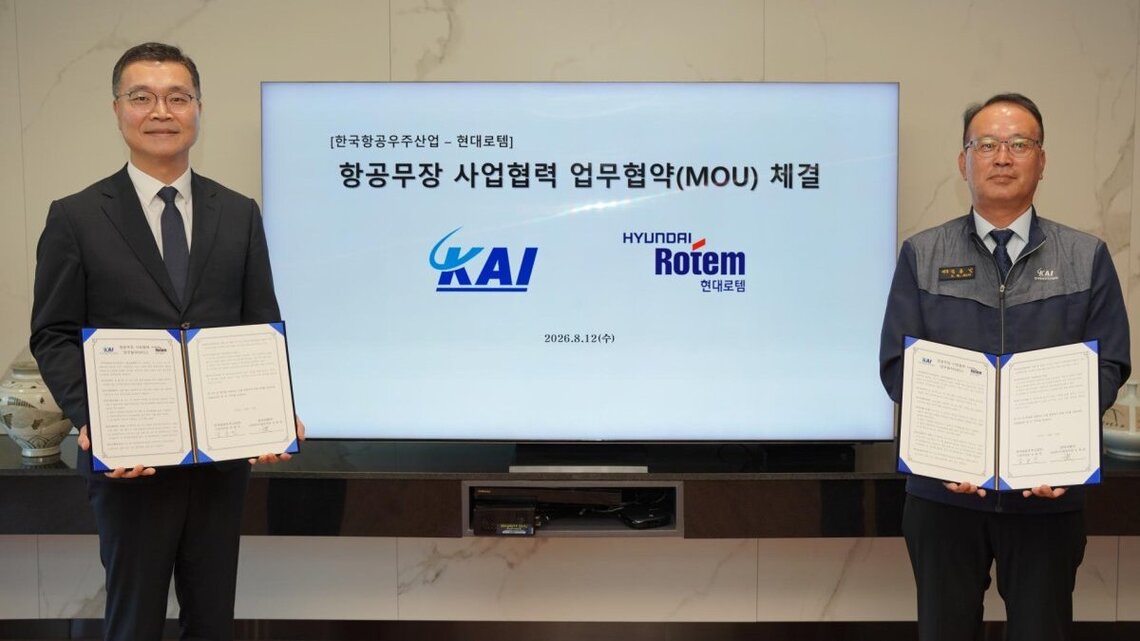 Hyundai Rotem, KAI to develop air-to-air missiles jointly 