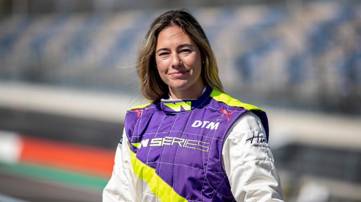 HOYERSWERDA, GERMANY - APRIL 16: Driver Shea Holbrook of USA poses for a portrait during W Series media day at Lausitzring on April 16, 2019 in Hoyerswerda, Germany. W Series aims to give female drivers an opportunity in motorsport that hasn’t been available to them before. The first race of the series, which encompasses six rounds on the DTM support programme, is at the Hockenheimring on May 3rd and 4th.  (Photo by Maja Hitij/Getty Images)