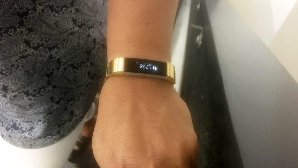 A wearable device being used with somebody climbing stairs. (American Heart Association via SWNS). 
