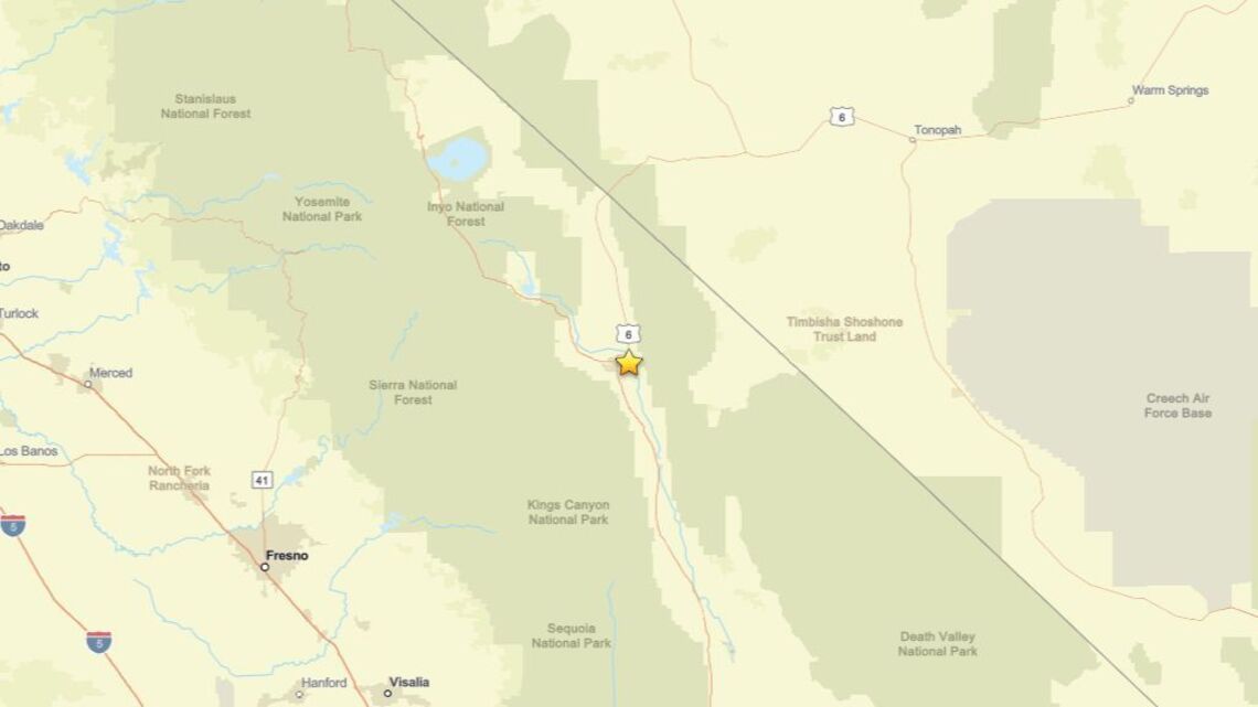 Aug. 19: Earthquake measuring 2.1 shakes region close to Bishop, CA 