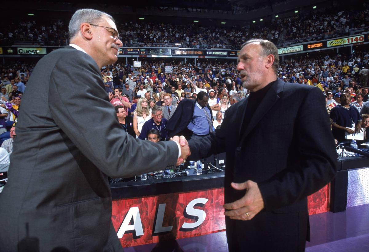  Rick Adelman never got over the hump in Sacramento because he kept running into Phil Jackson and the Lakers. 