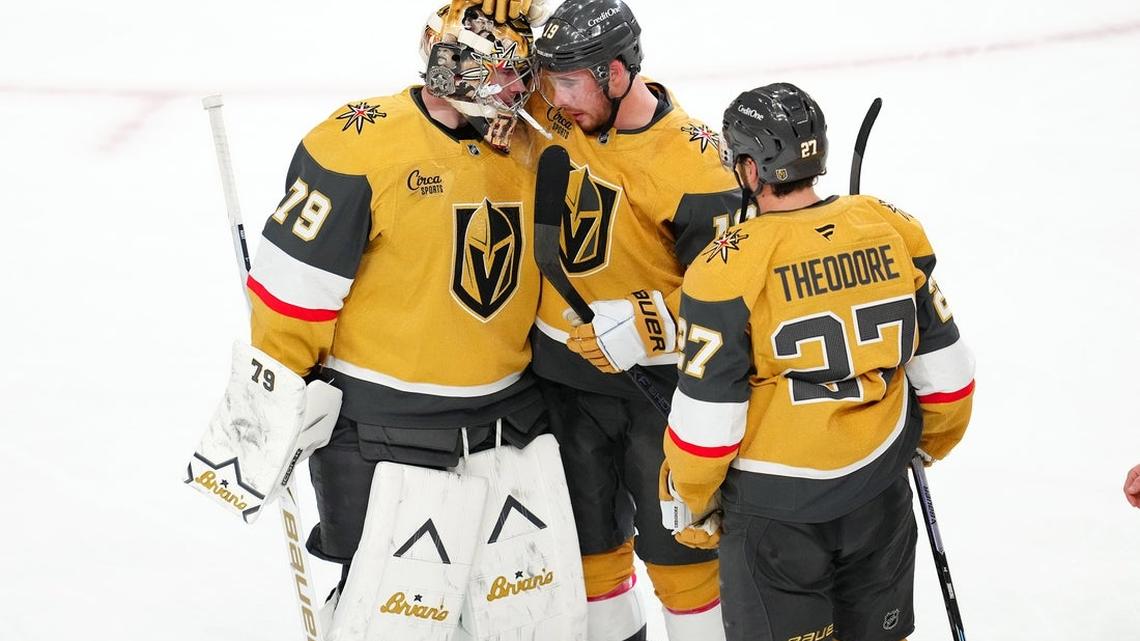 NHL roundup: Knights rally past Kraken to clinch Pacific Division 