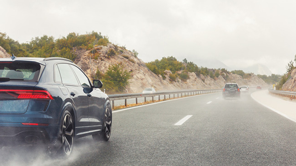
        Driving in Wet Summer Conditions: The Impact of Worn Tires on Stopping Distance
       