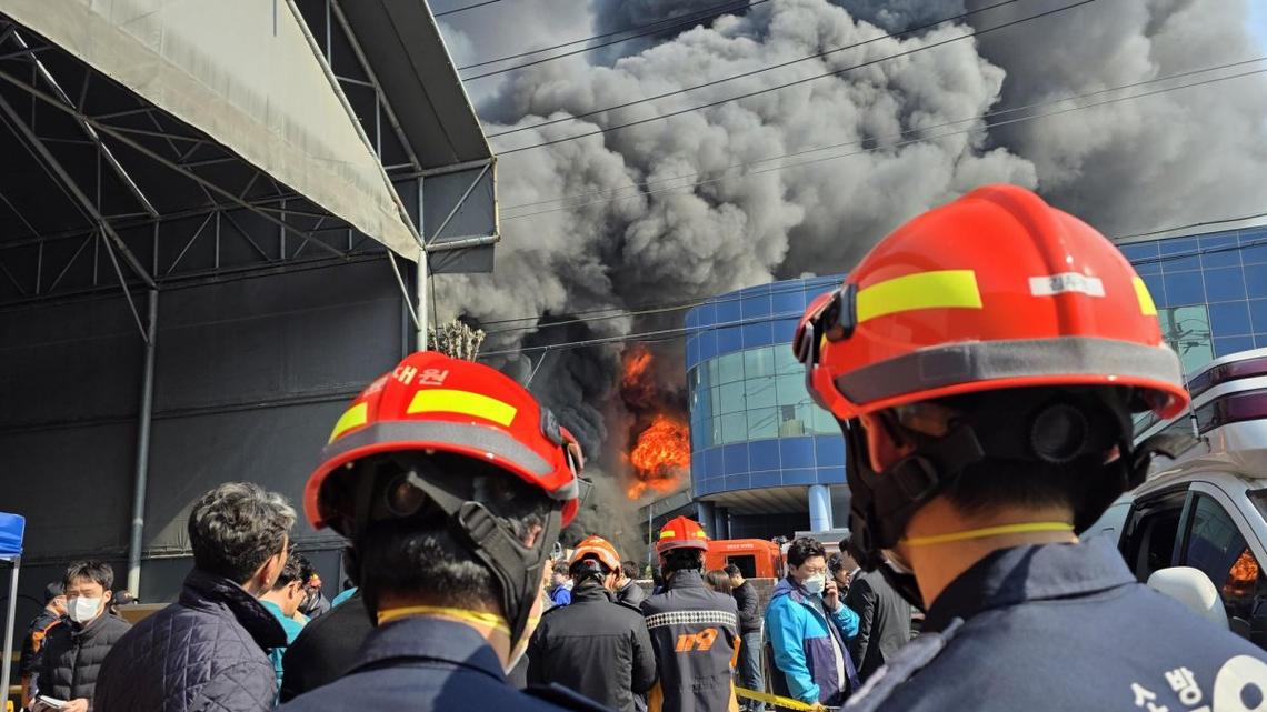 14 unaccounted for in fire at Daejeon car parts plant