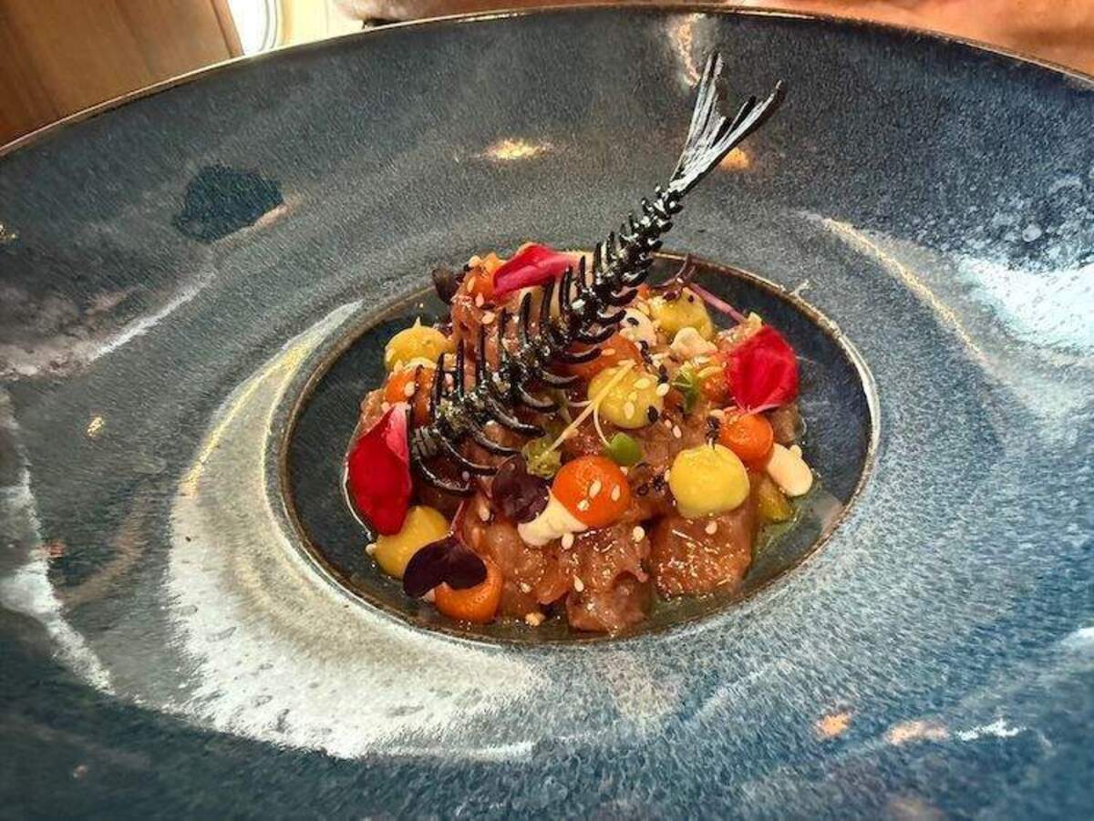  Every meal onboard became a celebration of where we had been. At Basil & Bamboo, this stunning tuna tartare was a work of art, but the best ingredient was the unhurried conversation that flowed long after the plates were cleared. Photo credit: Sharon Kurtz 