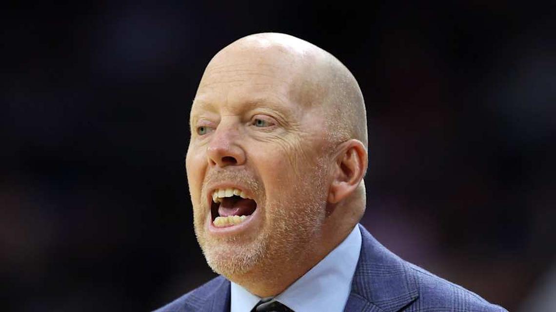  Mar 22, 2026; Philadelphia, PA, USA; UCLA Bruins head coach Mick Cronin reacts in the first half during a second round game of the men's 2026 NCAA Tournament at Xfinity Mobile Arena. Mandatory Credit: Bill Streicher-Imagn Images | Bill Streicher-Imagn Images 