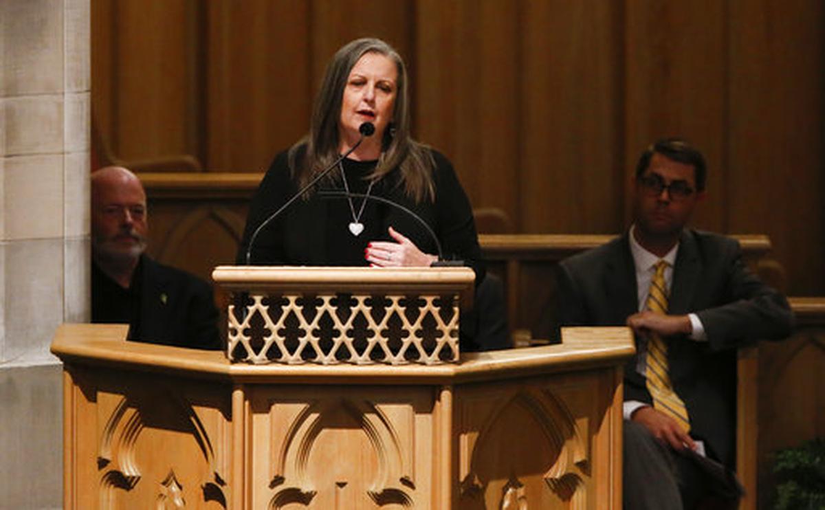 The Sunday after the duck boat tragedy on Table Rock Lake, then-Branson Mayor Karen Best spoke at a community-wide memorial service at College of the Ozarks.