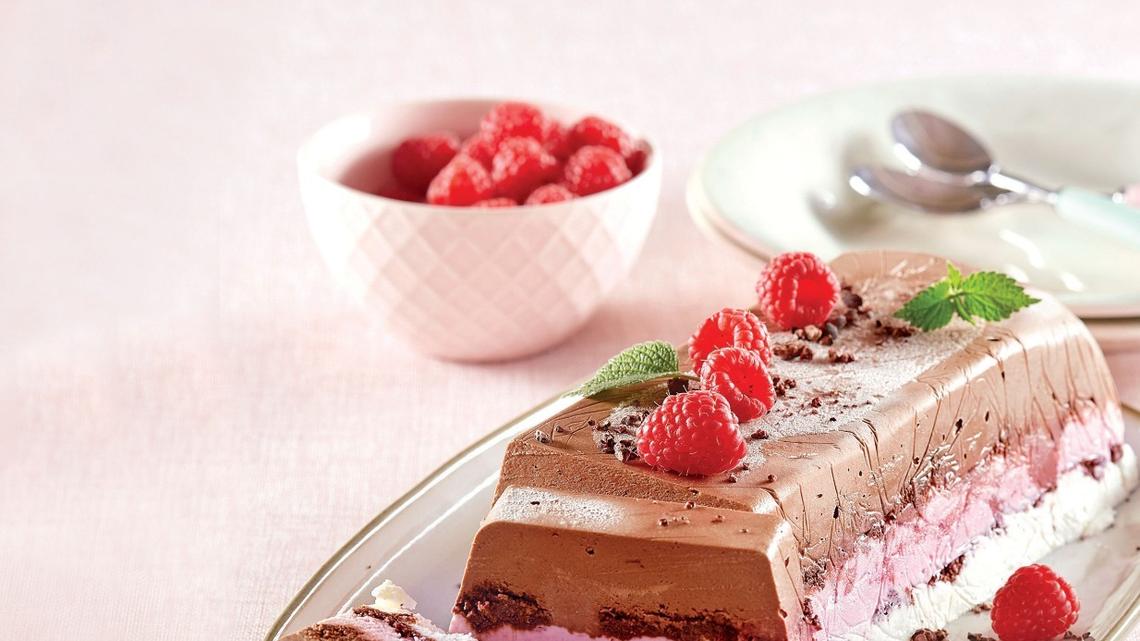 Chocolate Raspberry Vanilla Loaf Recipe is a Cool & Creamy Delight 