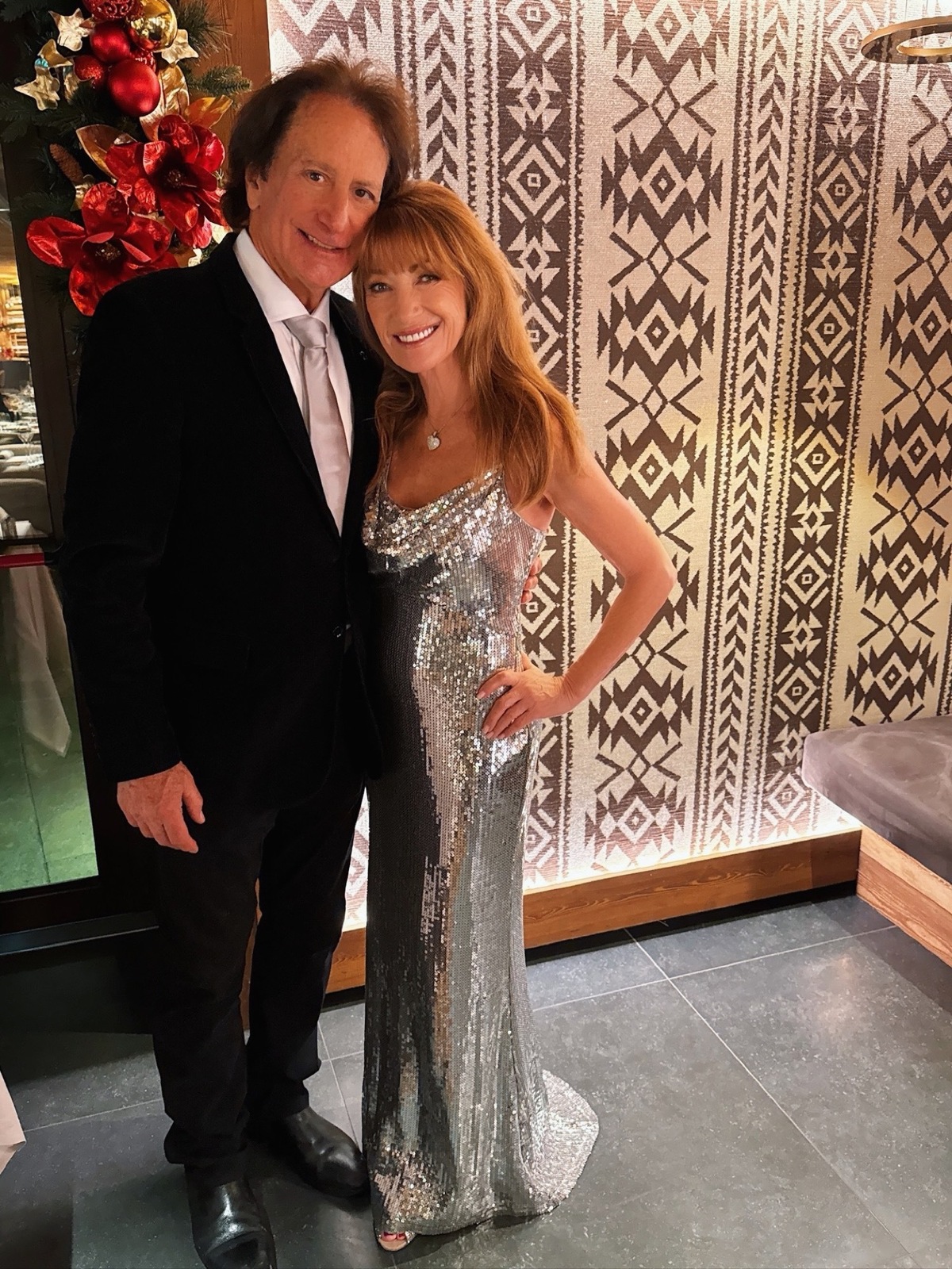  John Zambetti and Jane Seymour.Courtesy of Jane Seymour/Instagram 