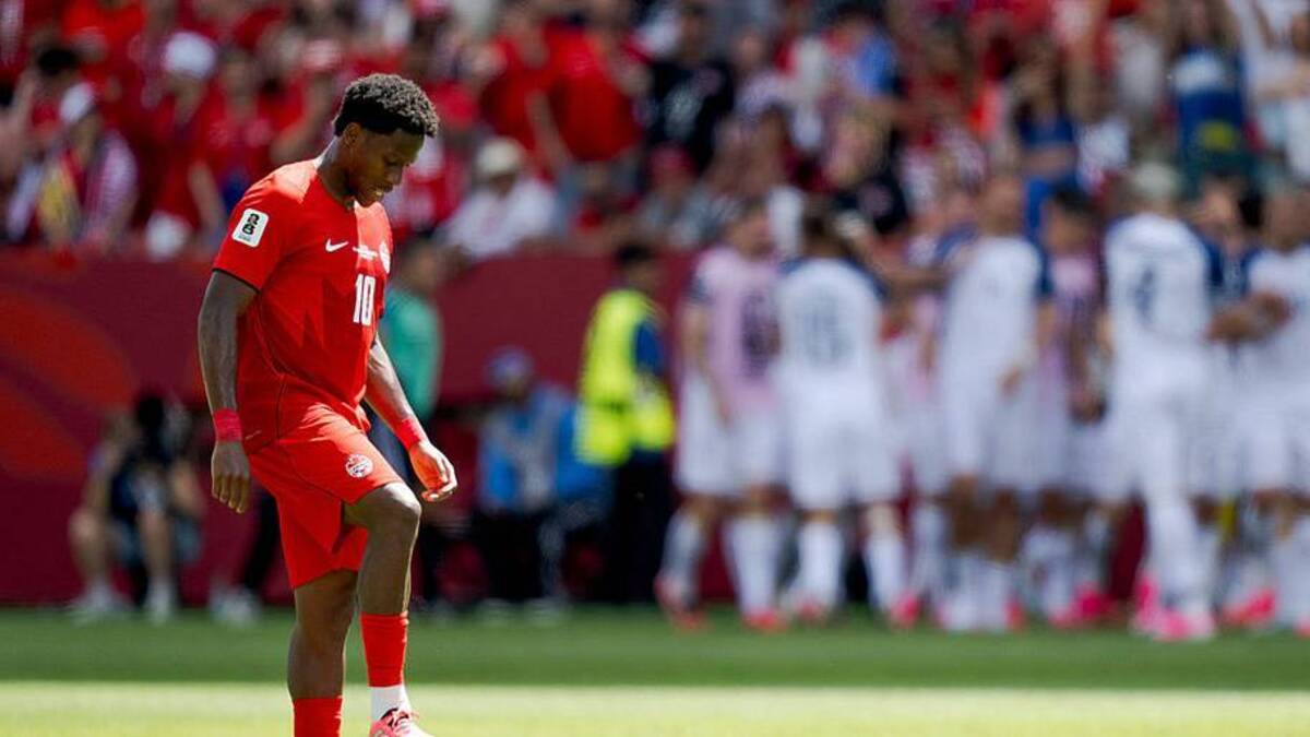  Canada will need to improve its marking and positioning on set pieces moving forward. | Jussi Eskola/Soccrates/Getty Images 