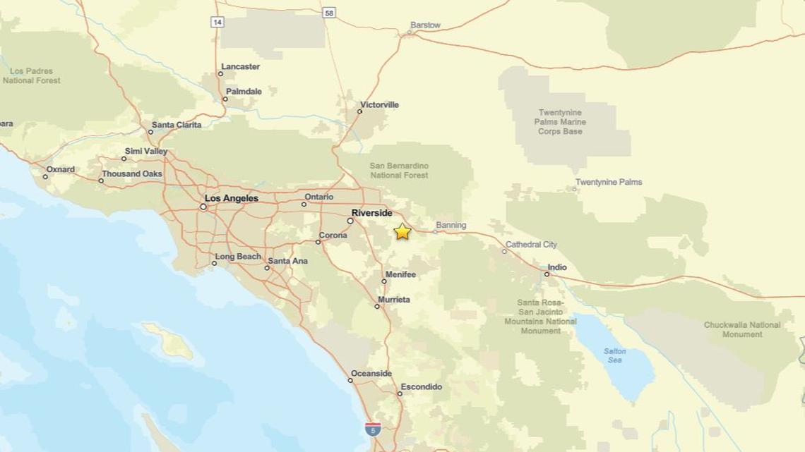 Update: 2.1 magnitude earthquake detected near Calimesa, CA on May 31 