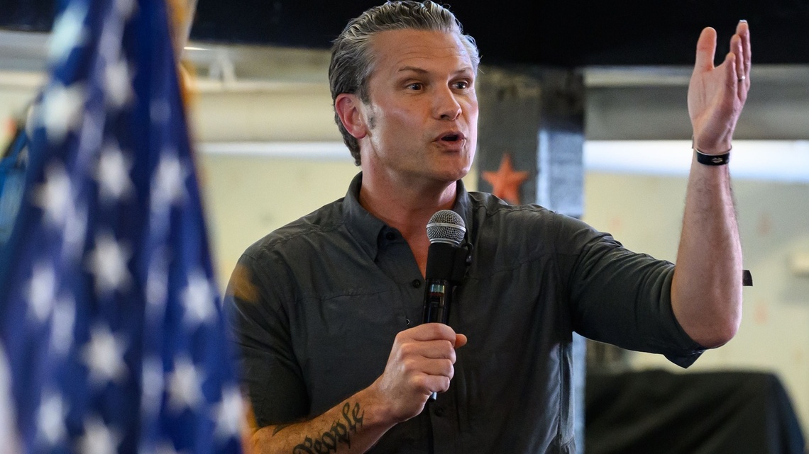 Pete Hegseth Uses Transphobic Slur in Speech About U.S. Military 