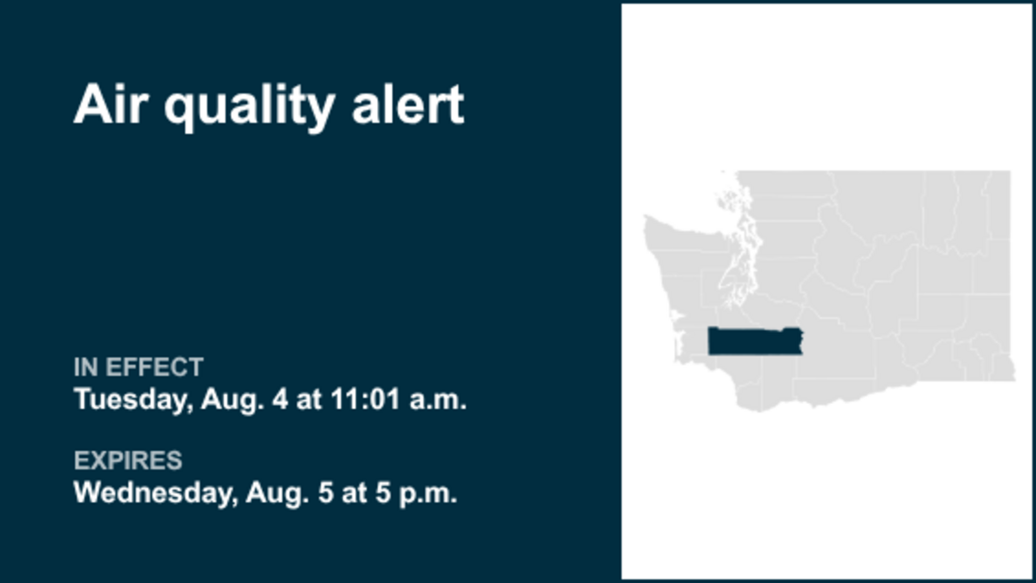 Air quality alert affecting Lewis County Wednesday 