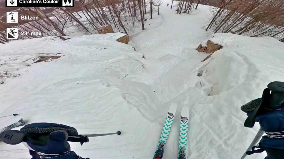 Wisconsin's "Corbet's Couloir" Is Small but Daunting