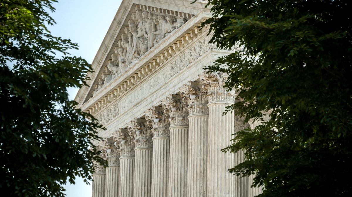 FILE PHOTO: The U.S. Supreme Court in Washington, D.C., U.S., May 18, 2026. REUTERS/Evelyn Hockstein/File Photo