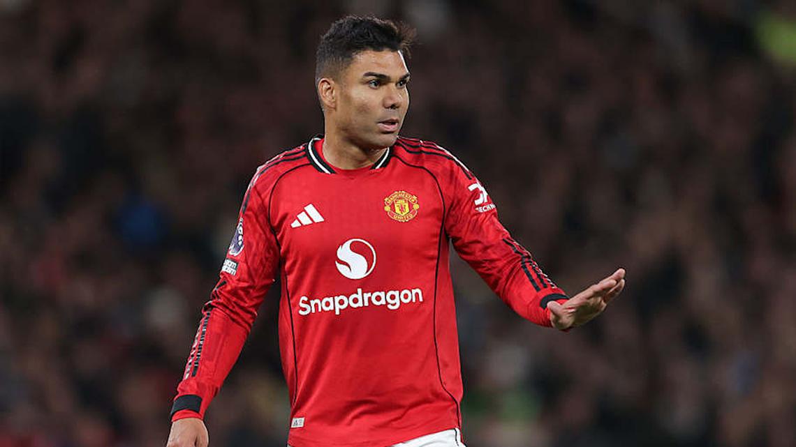  Casemiro joined Manchester United from Real Madrid in 2022. | James Gill/Danehouse/Getty Images 