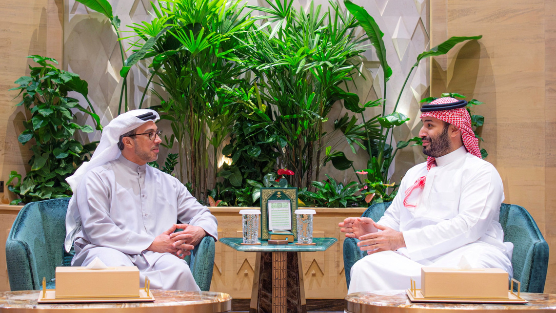 UAE vice president visits Saudi Arabia in first visit since rift 