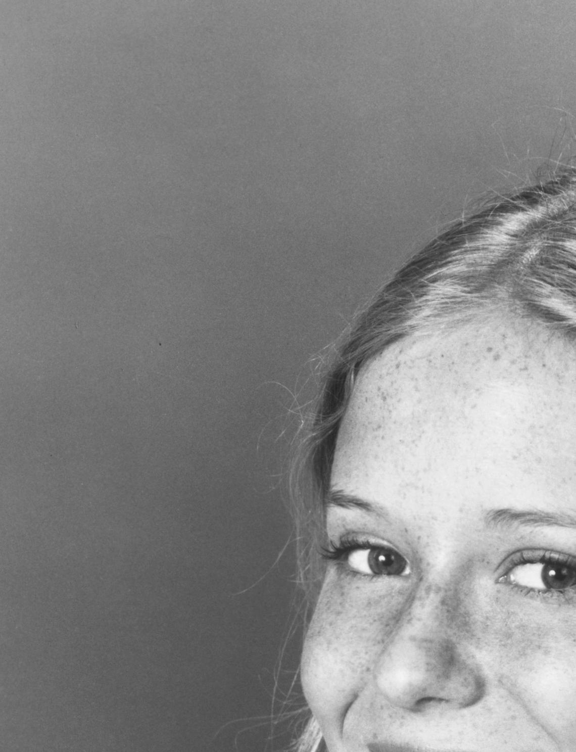 The young actress Eve Plumb, who played Jan Brady in the popular ABC-TV series, The Brady BunchBettmann Archives/Getty Images