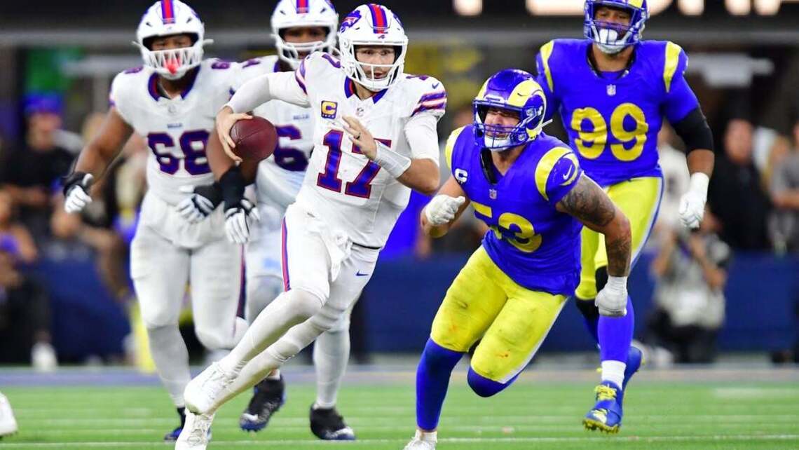 Josh Allen's rushing, passing power Bills past Rams in OT 