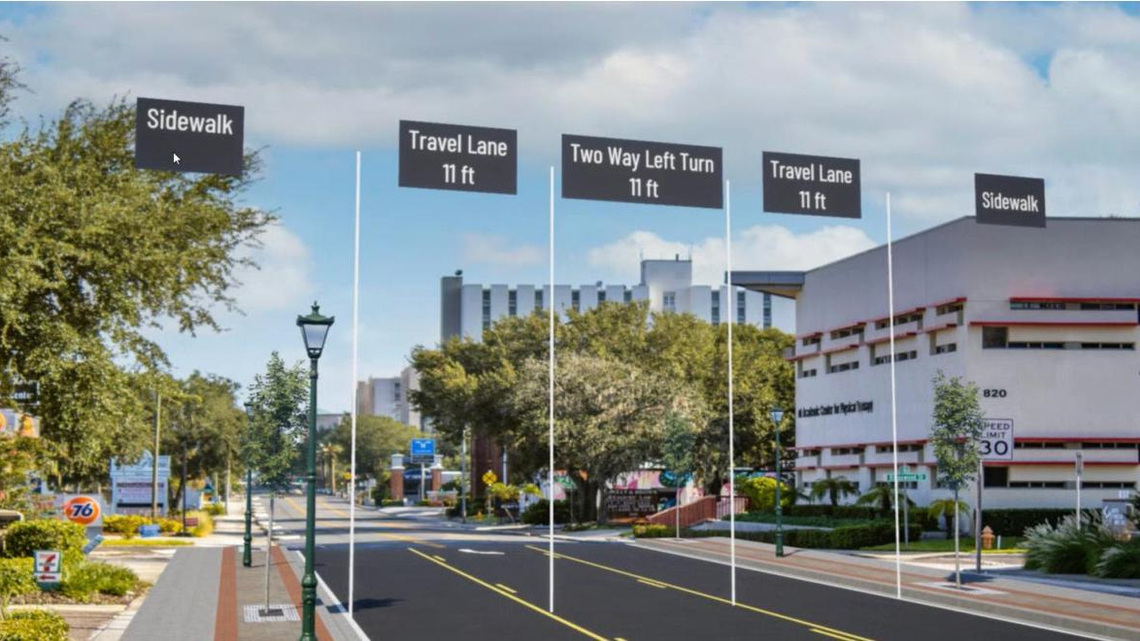 South Florida Avenue road diet rebuild could take more than 3 years