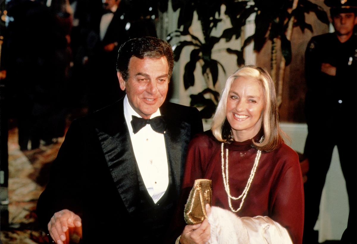 Mike Connors and Mary Lou Willey circa 1985 in New York City.Bret Lundberg/Images/Getty Images