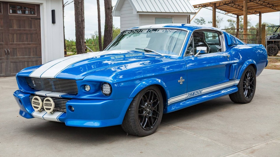 1967 Ford Mustang GT500E-Style Fastback Conversion for Sale With 1,800 Miles on the Build 