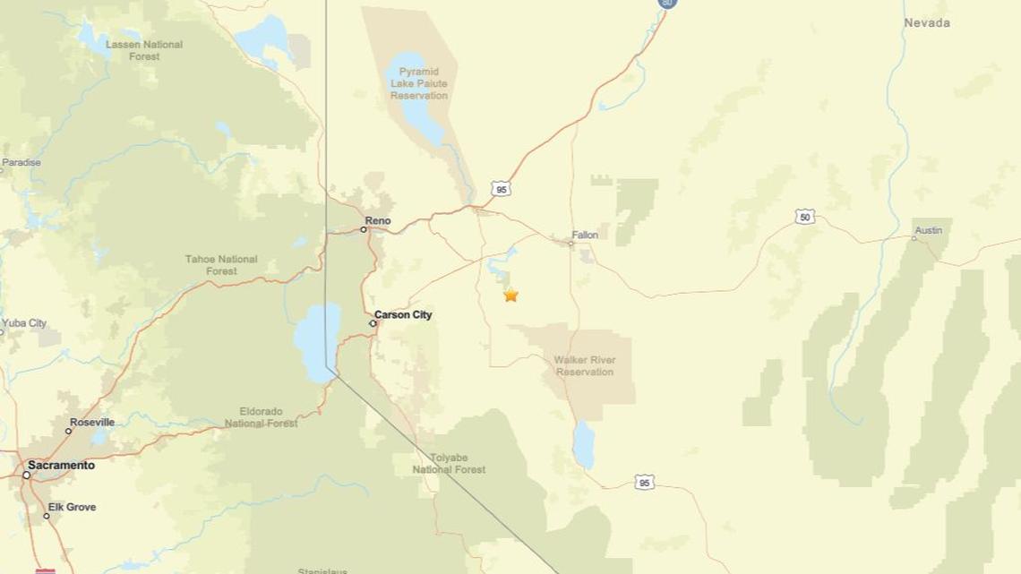 Update: Seismic activity on April 30 - 2.4 magnitude earthquake near Silver Springs, NV registered 