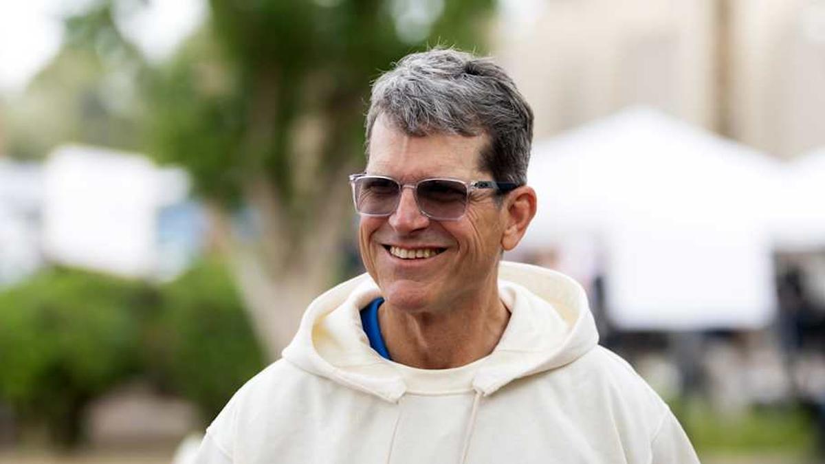  Jim Harbaugh | Mark J. Rebilas-Imagn Images 