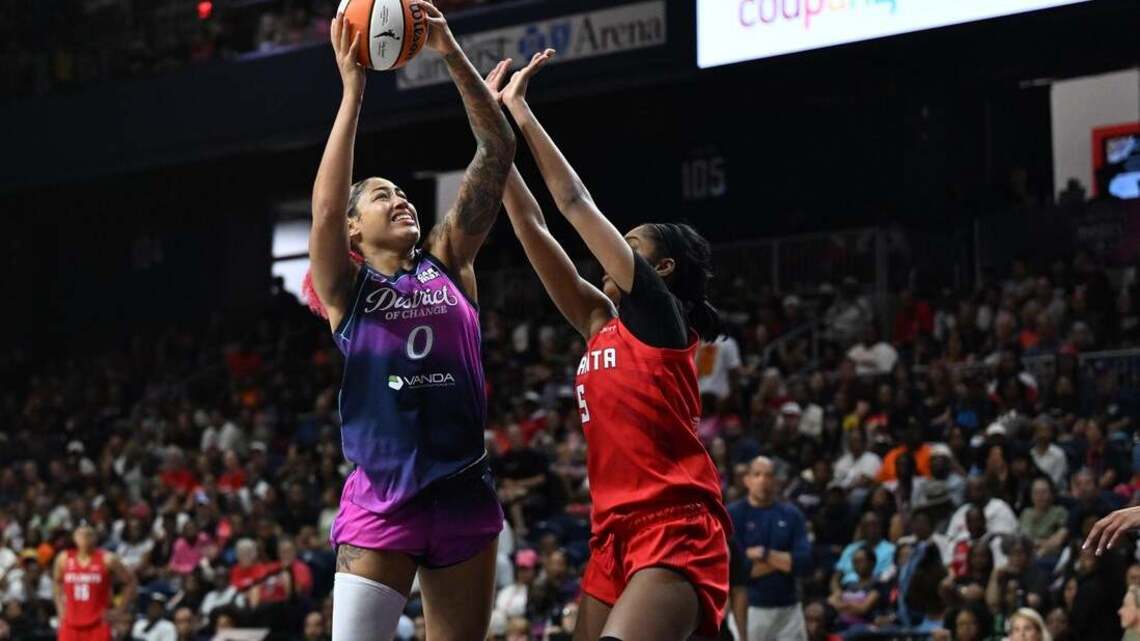 Shakira Austin, Mystics hold on late to stifle Dream