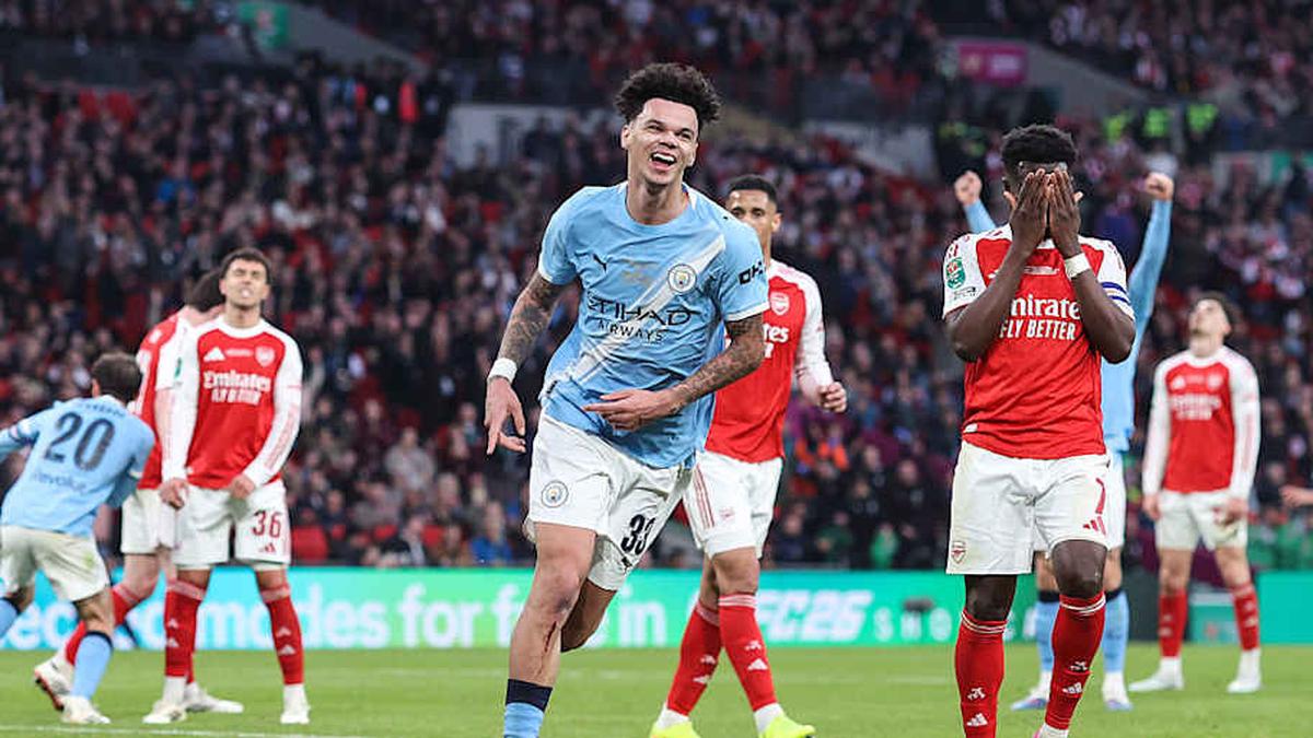  Nico O'Reilly is a star homegrown Under-21 player for Manchester City. | Charlotte Wilson/Offside/Offside/Getty Images 