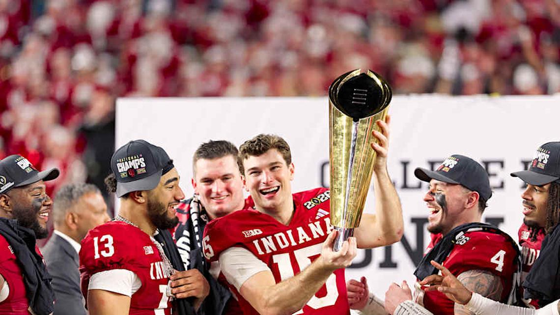  Fernando Mendoza spent one season in Indiana and came away with a national championship. | Simon Bruty/Sports Illustrated 