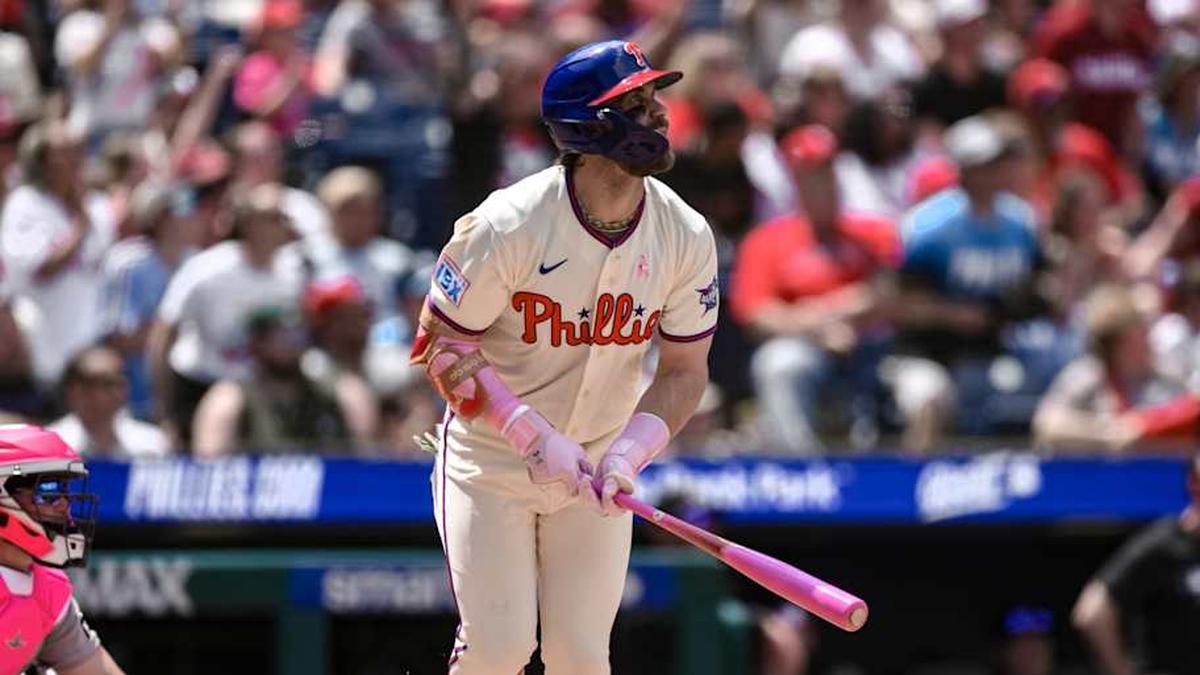  Bryce Harper is having yet another solid year. | John Jones-Imagn Images 