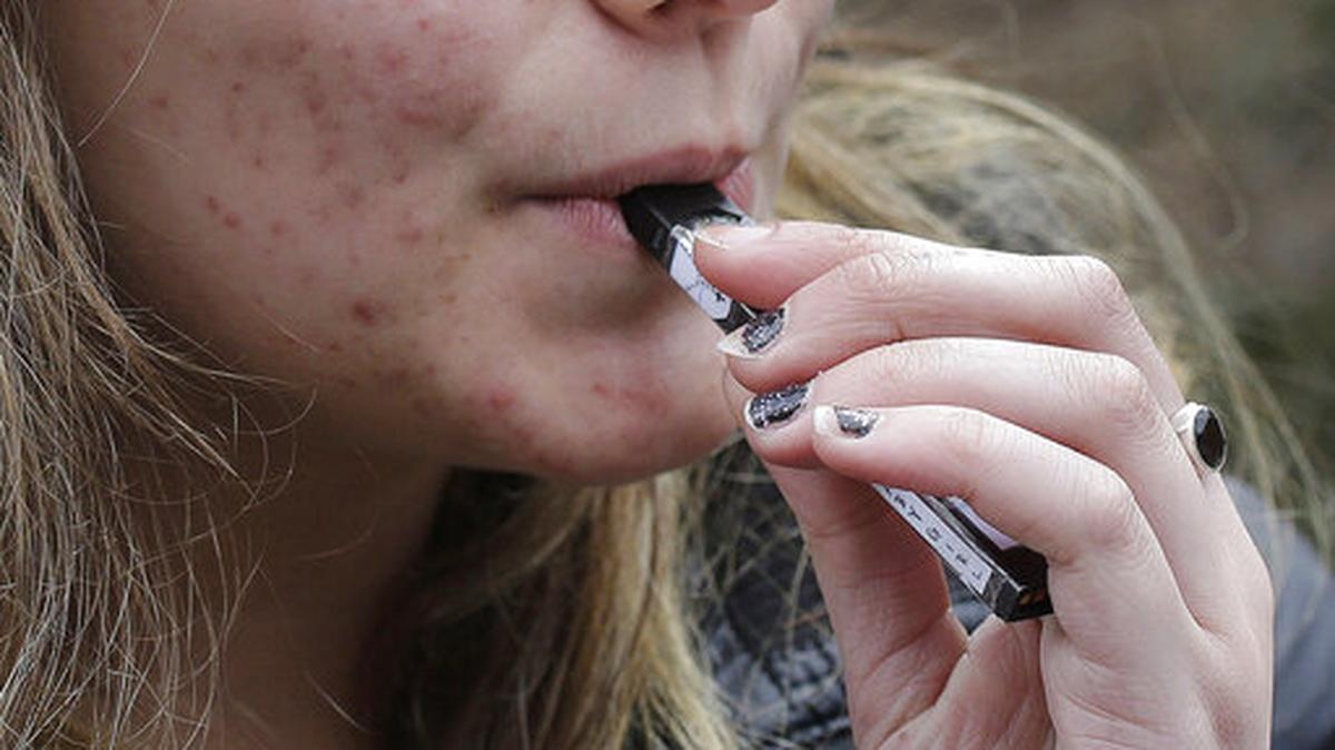 Experts call vaping a health epidemic among young people. A proposed California law would make it illegal to sell e-cigarettes to anyone under the age of 21.