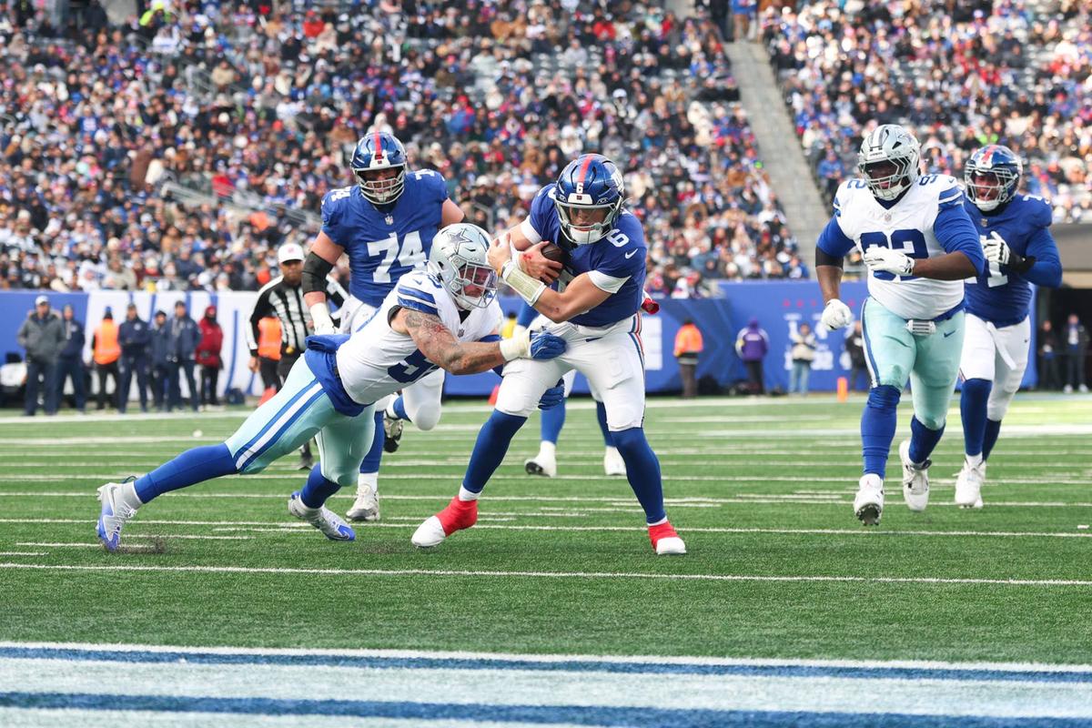  The Cowboys and Giants will play again in Week 1. Credit: Vincent Carchietta-Imagn Images 