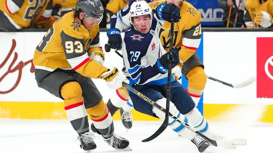 Golden Knights snag division edge with victory over Jets 