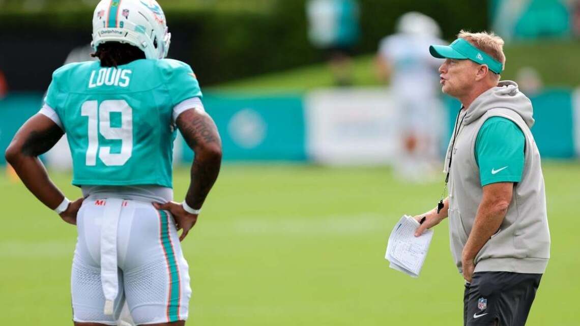 Report: Dolphins S Kyle Louis sidelined by MCL sprain